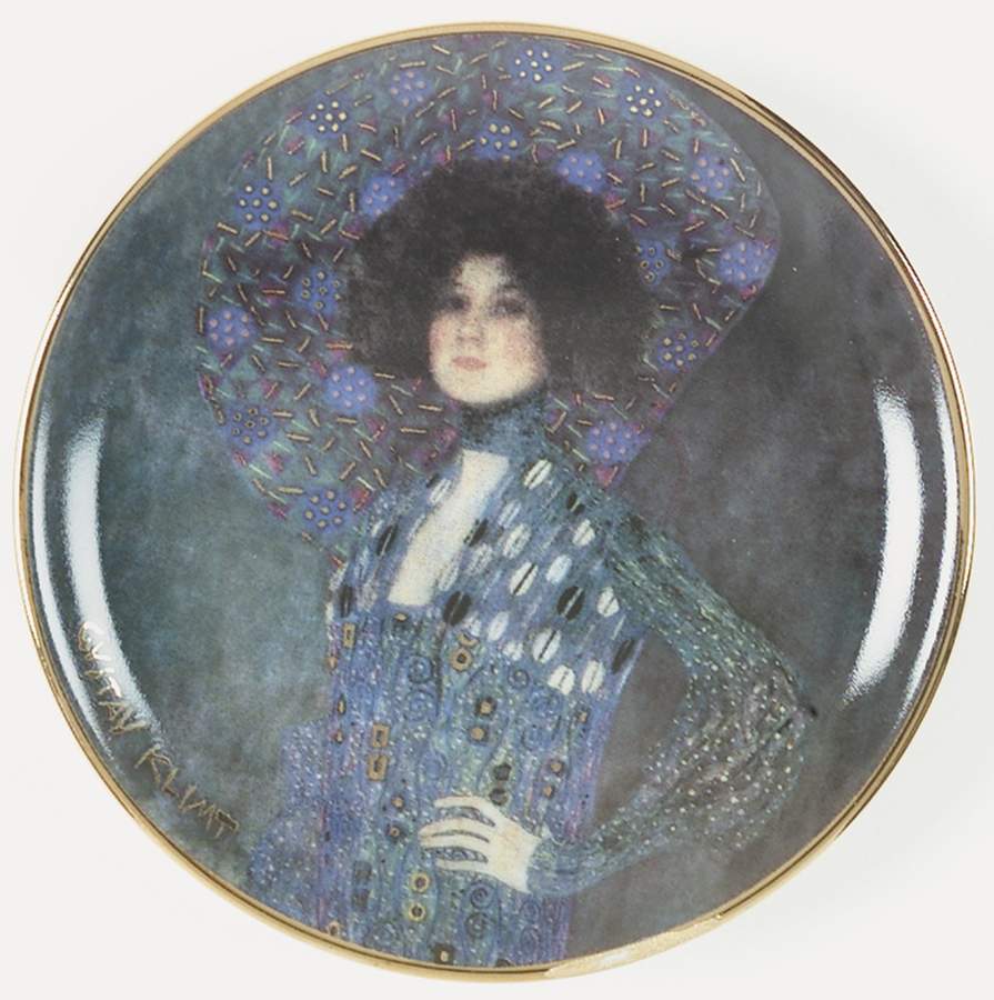 Artis Orbis-Klimt Emily Floege-Mini Plate - Boxed by Goebel-1