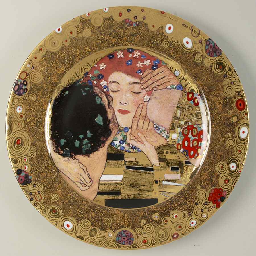 Artis Orbis-Klimt The Kiss Plate - Boxed by Goebel-1