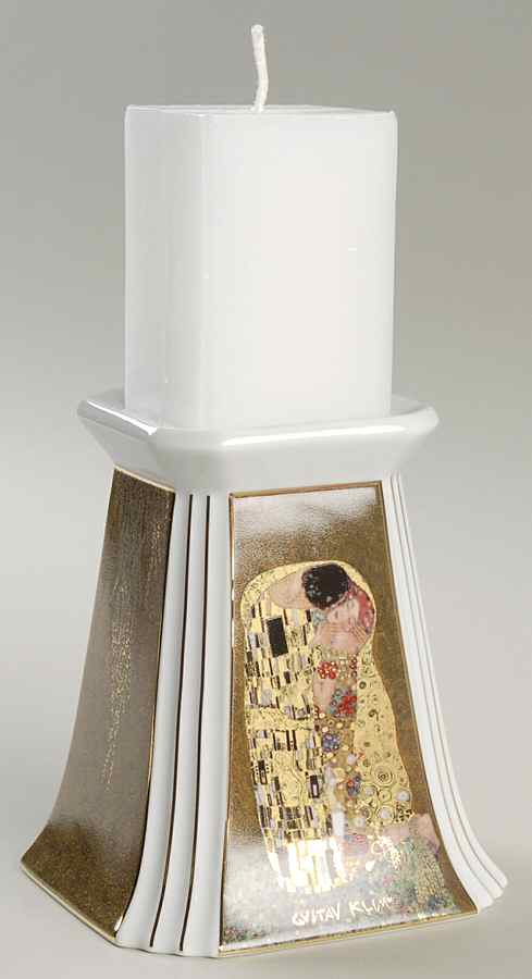 Artis Orbis-Klimt The Kiss Candleholder - Boxed by Goebel-1