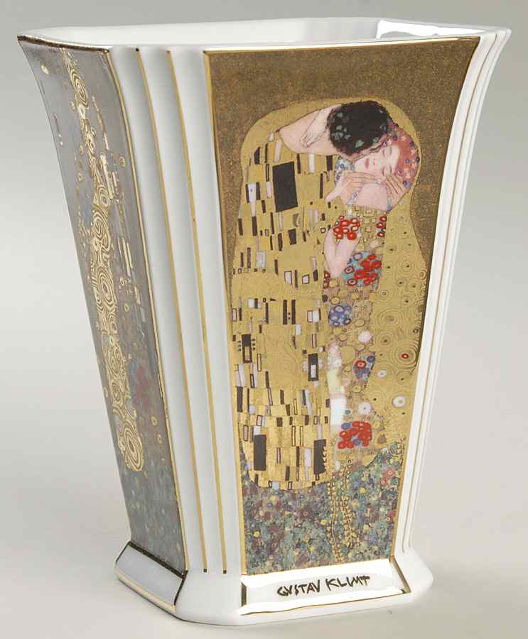 Artis Orbis-Klimt The Kiss Vase Small - Boxed by Goebel-1