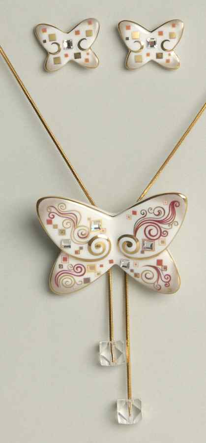 Artis Orbis-Klimt Stoclet Frieze Jewelry Set - Boxed by Goebel-1