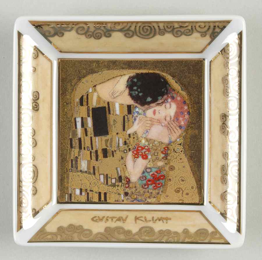 Artis Orbis-Klimt The Kiss Mini Tray - No Box by Goebel-1