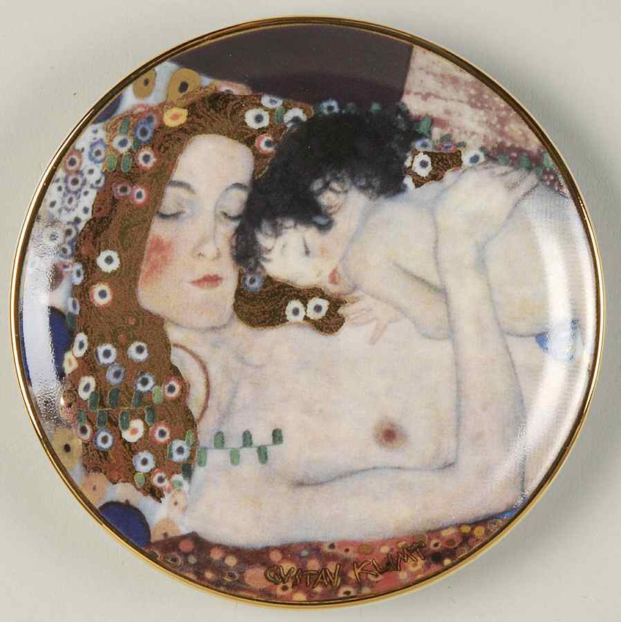 Artis Orbis-Klimt Three Ages Of Woman Mini Plate - Boxed by Goebel-1