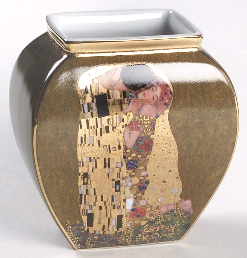 Artis Orbis-Klimt The Kiss-Vase - Boxed by Goebel-1