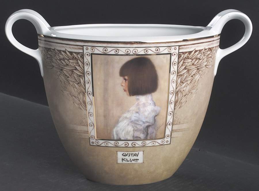 Artis Orbis-Klimt Helene Klimt/Emile Floege-Vase - Boxed by Goebel-1