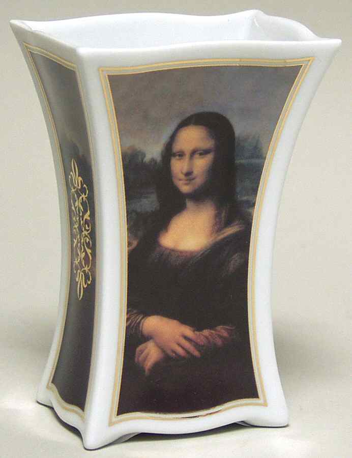 Artis Orbis-Leonardo Da Vinci Mona Lisa Vase - Boxed by Goebel-1