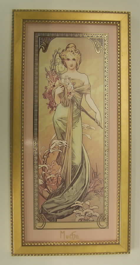 Artis Orbis- Alphonse Mucha Four Seasons-Spring-Picture - Boxed by Goebel-1