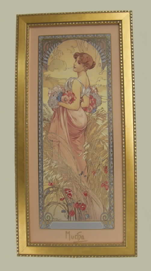 Artis Orbis- Alphonse Mucha Four Seasons-Summer-Picture - Boxed by Goebel-1