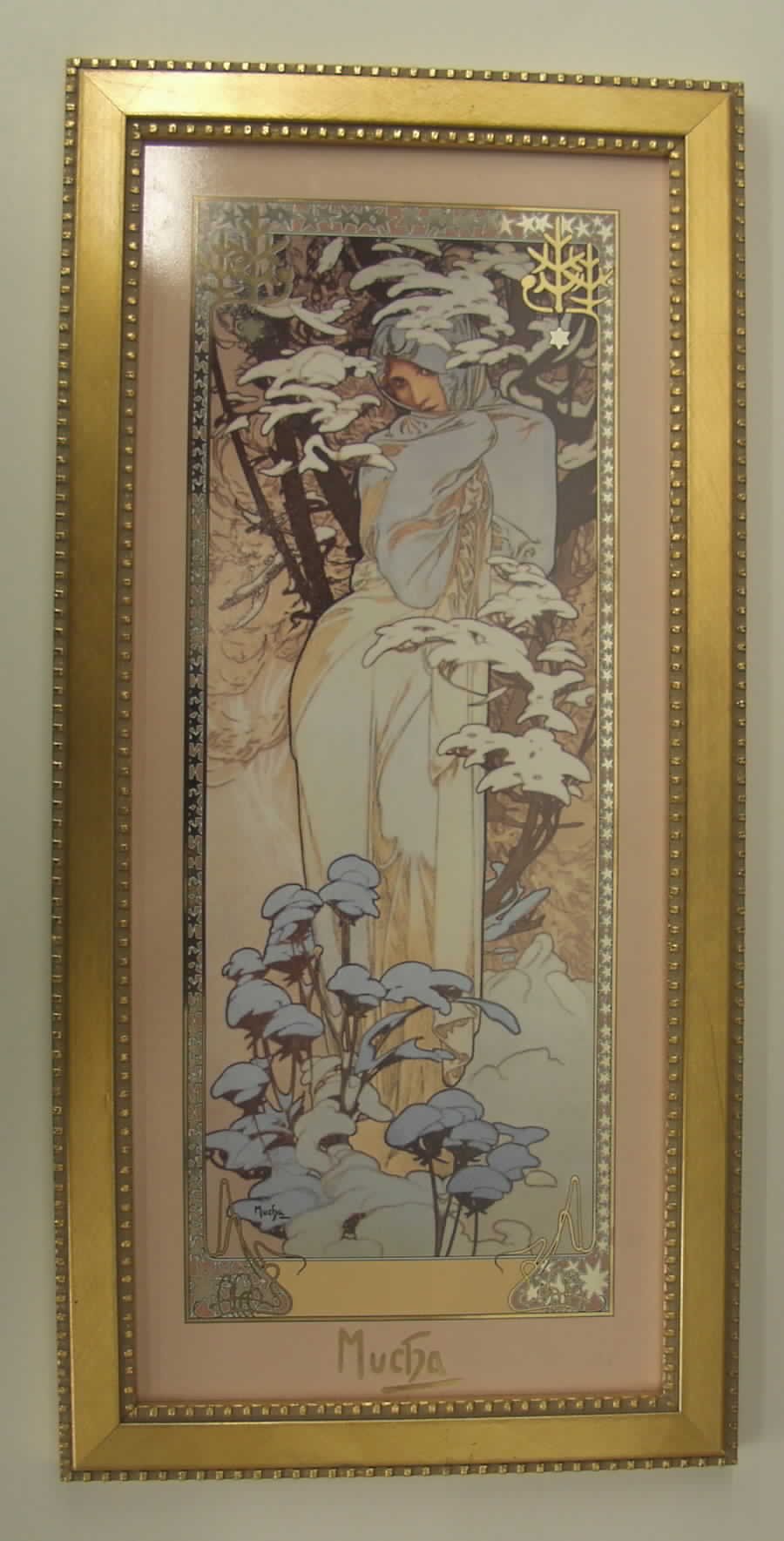 Artis Orbis- Alphonse Mucha Four Seasons-Winter-Picture - Boxed by Goebel-1