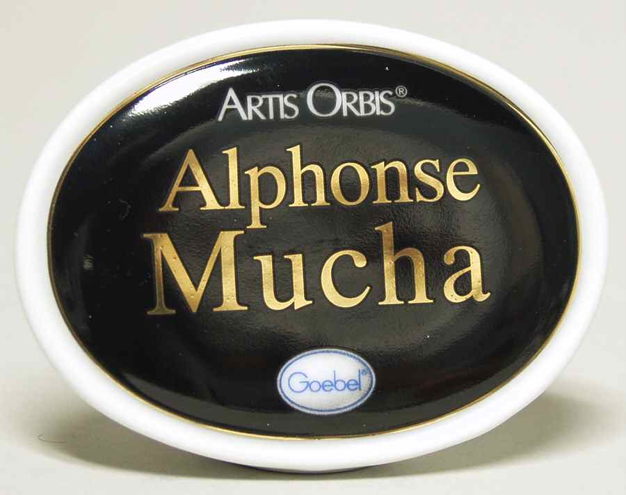 Artis Orbis- Alphonse Mucha Alphonse Mucha-Display Sign - Boxed by Goebel-1