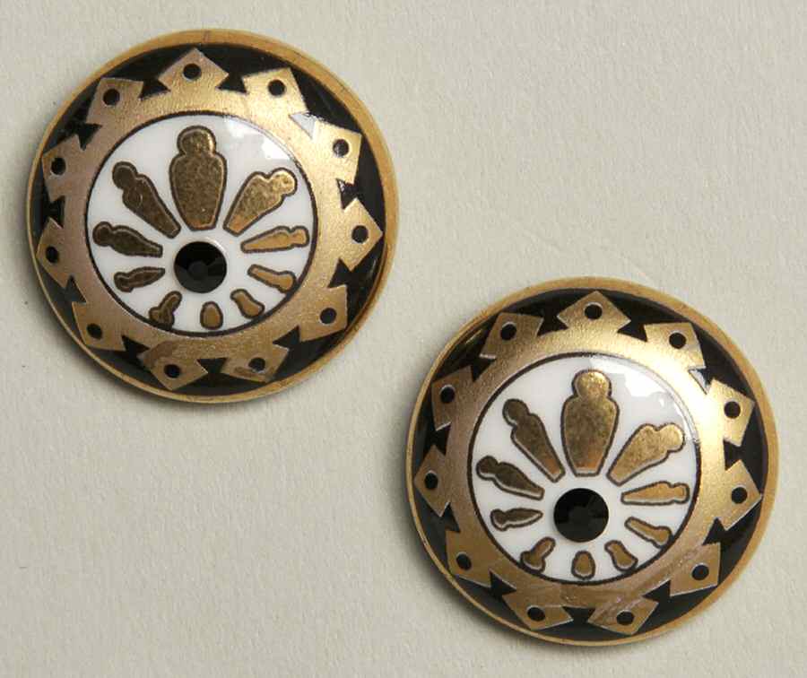 Artis Orbis- Alphonse Mucha Brunette Earrings - Boxed by Goebel-1