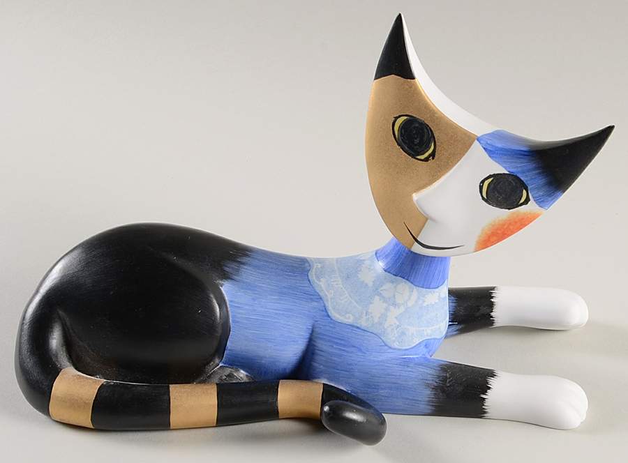 Artis Orbis-Rosina Wachtmeister Amico Cat Figurine - Boxed by Goebel-1