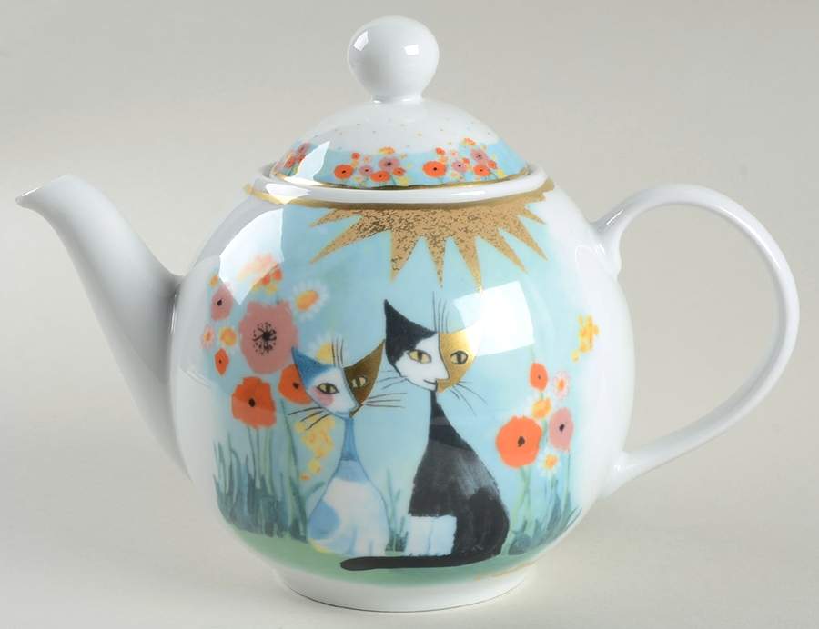 Artis Orbis-Rosina Wachtmeister Tea Pot Two Friends - Boxed by Goebel-1