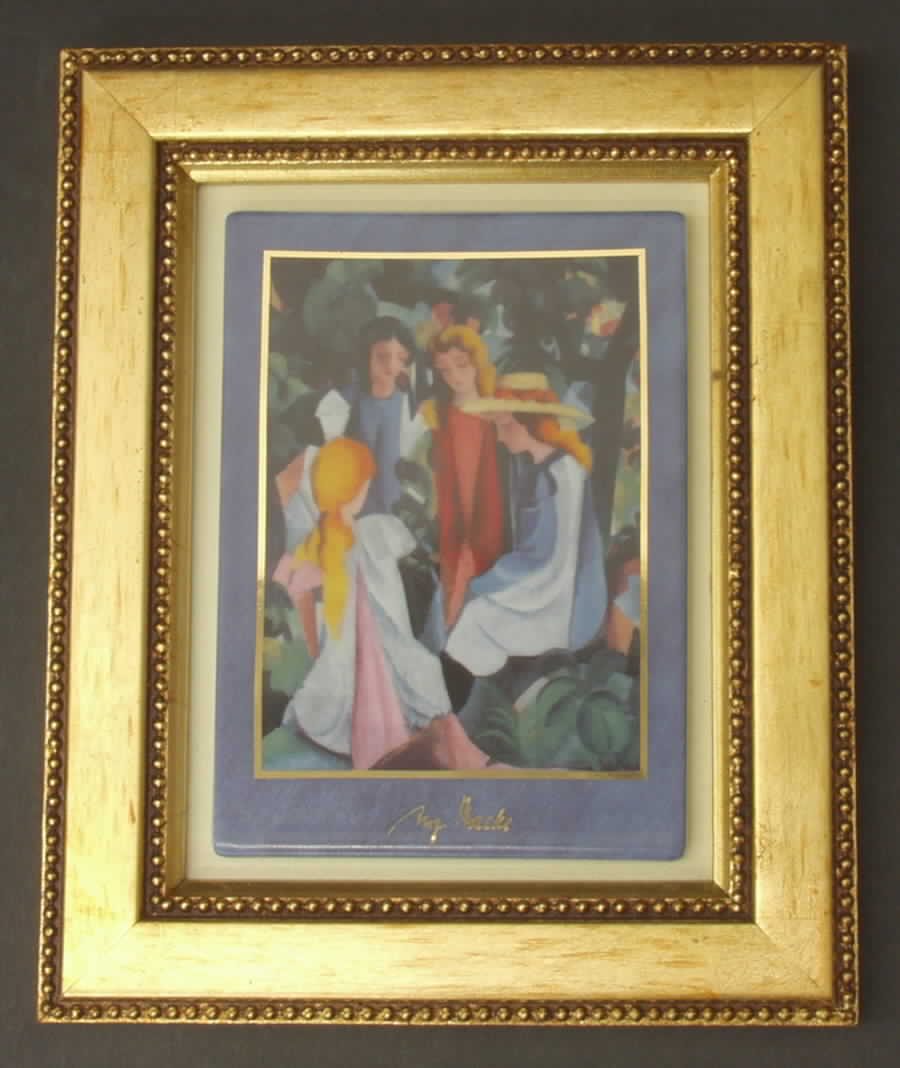 Artis Orbis-Macke Four Girls-Picture Medium - Boxed by Goebel-1
