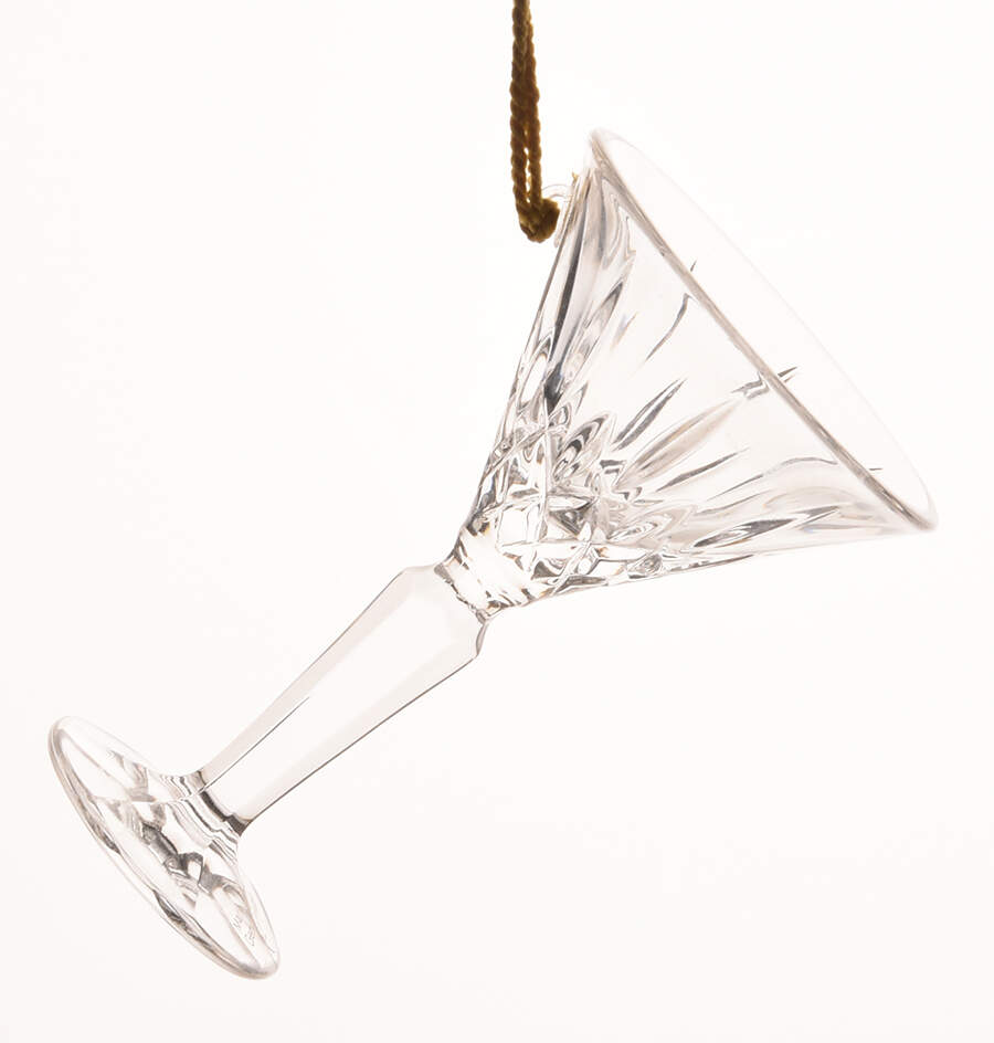 Lady Anne Ornament Martini - Boxed by Gorham Crystal-1