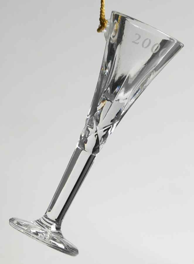 Lady Anne Ornament Champagne Flute-Millennium - Boxed by Gorham Crystal-1