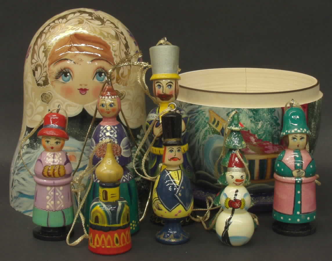 Matryoshka Doll & Ornaments Morozko - No Box by G Debrekht-1