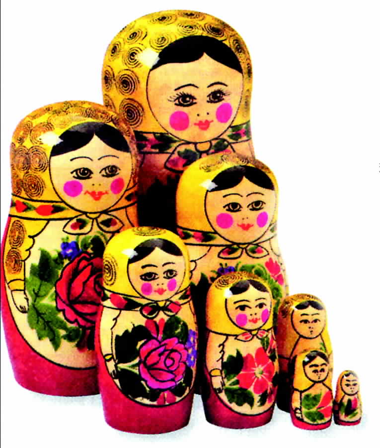 Matryoshka Doll & Ornaments Mother Russia - Boxed by G Debrekht-1