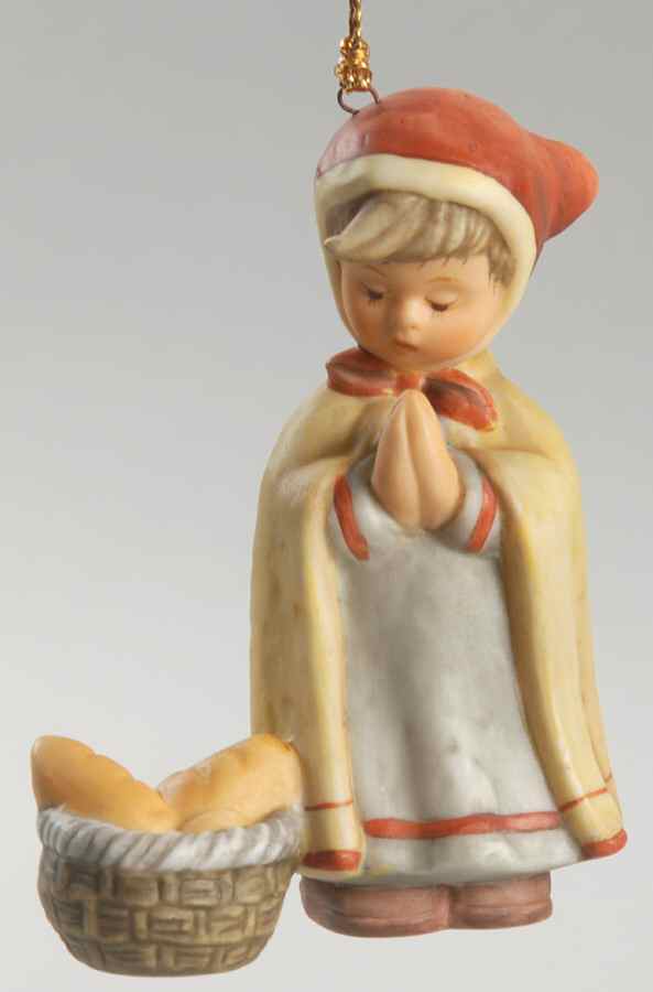 Berta Hummel Nativity Ornament Peasant Girl With Basket - No Box by Goebel-1