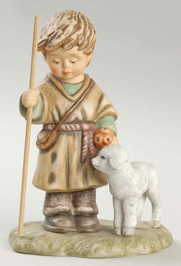 Berta Hummel Nativity Shepherd Boy Standing - Boxed by Goebel-1