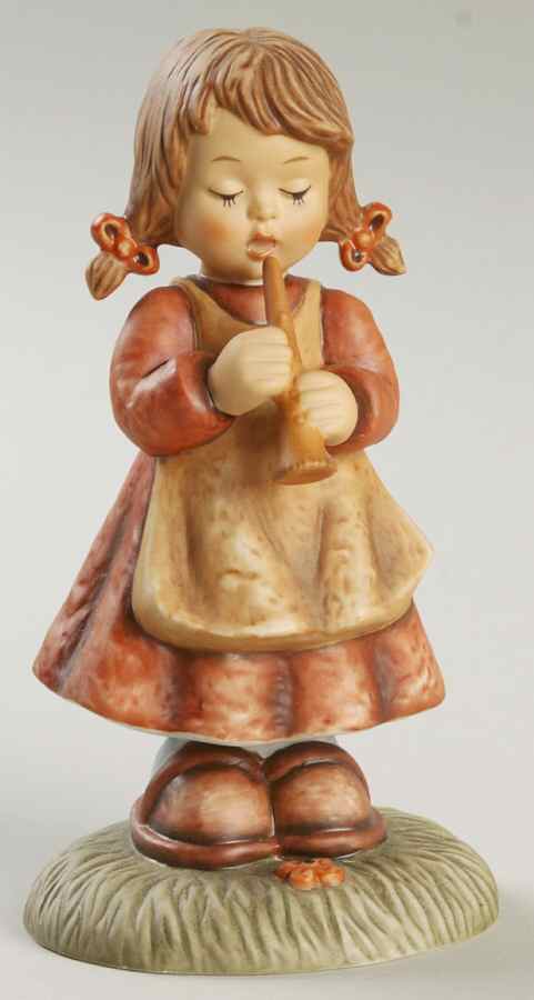 Berta Hummel Nativity Girl With Recorder - Boxed by Goebel-1