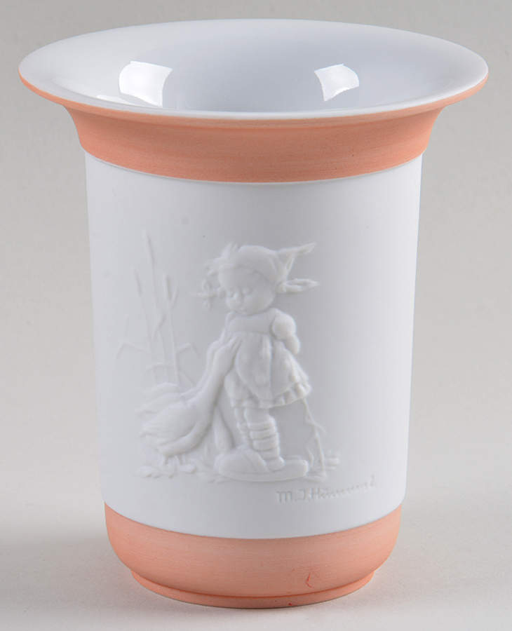 Hummel Giftware Goose Girl Vase-Tm7 - No Box by Goebel-1