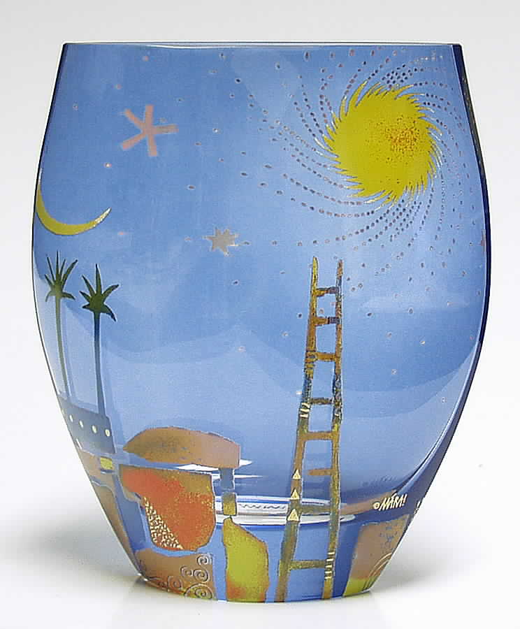 Artis Orbis - Maria Follow Me-Pointed Oval Vase - Boxed by Goebel-1