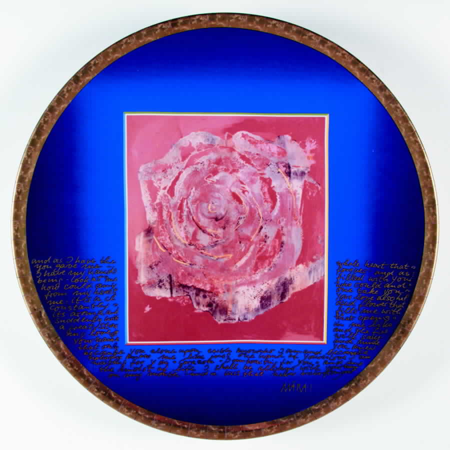Artis Orbis - Maria 1 Rose-Plate - No Box by Goebel-1