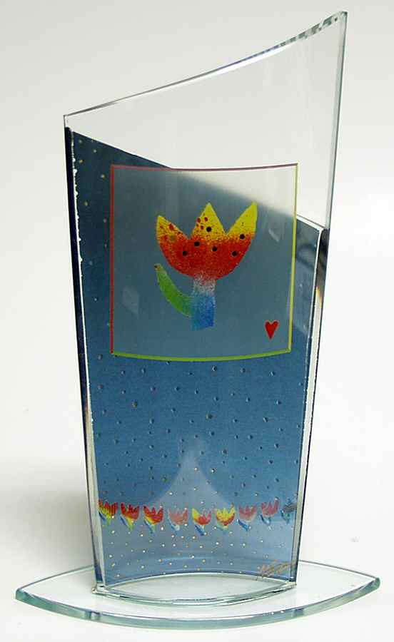 Artis Orbis - Maria Tulips-Glass Vase - Boxed by Goebel-1