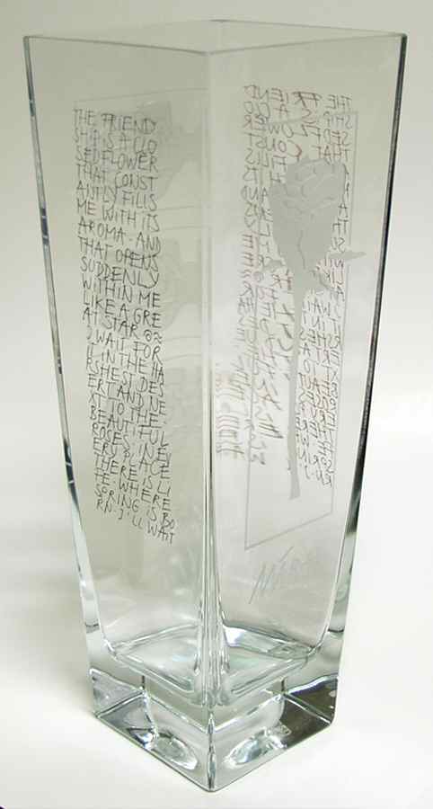 Artis Orbis - Maria Dreams Glass Vase-Large - Boxed by Goebel-1