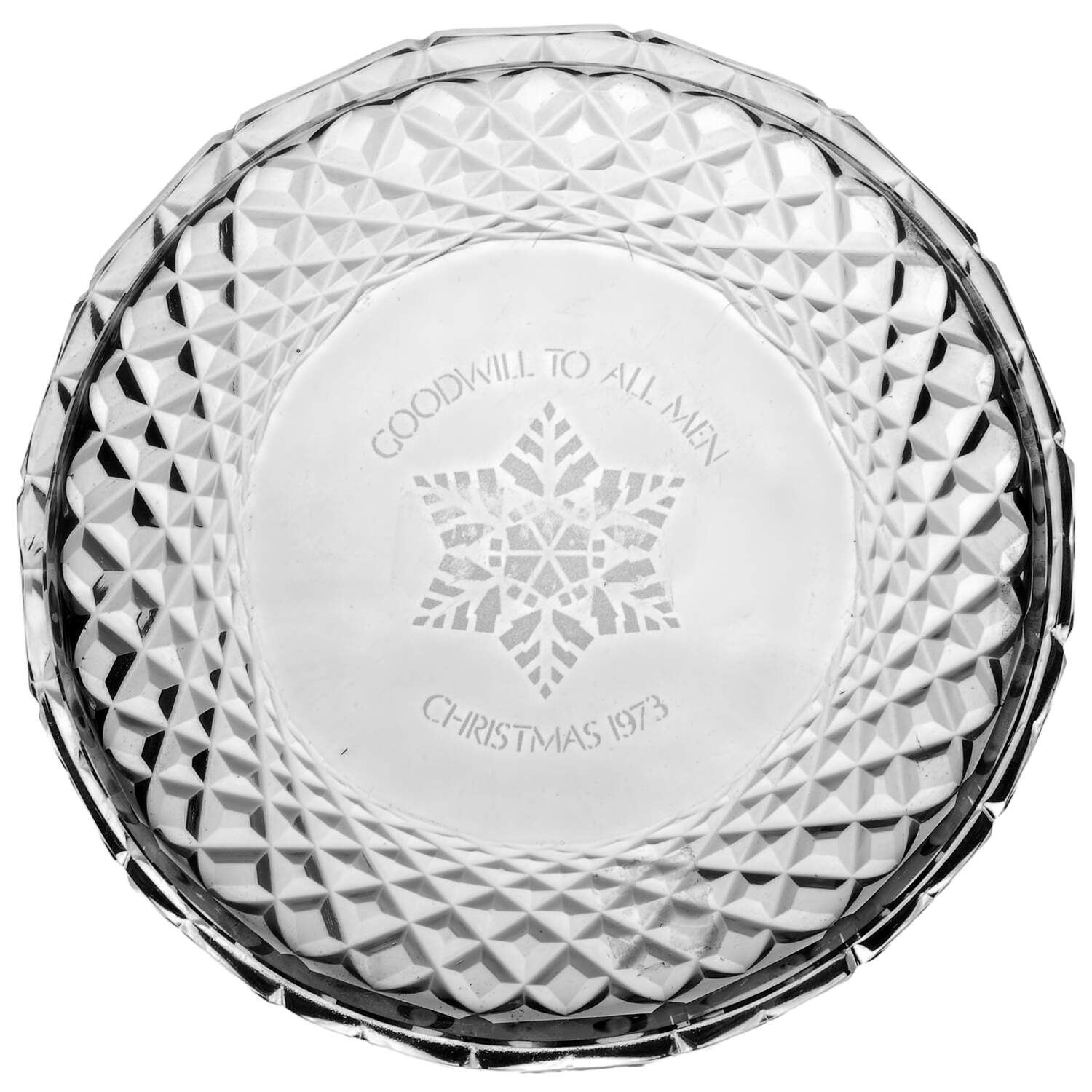 Galway Christmas Plate #2 Good Will To All Men - Boxed by Galway-1