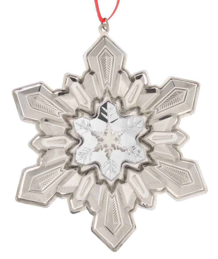 Millennium Snowflake Snowflake-Crystal Center - Boxed by Gorham Silver-1