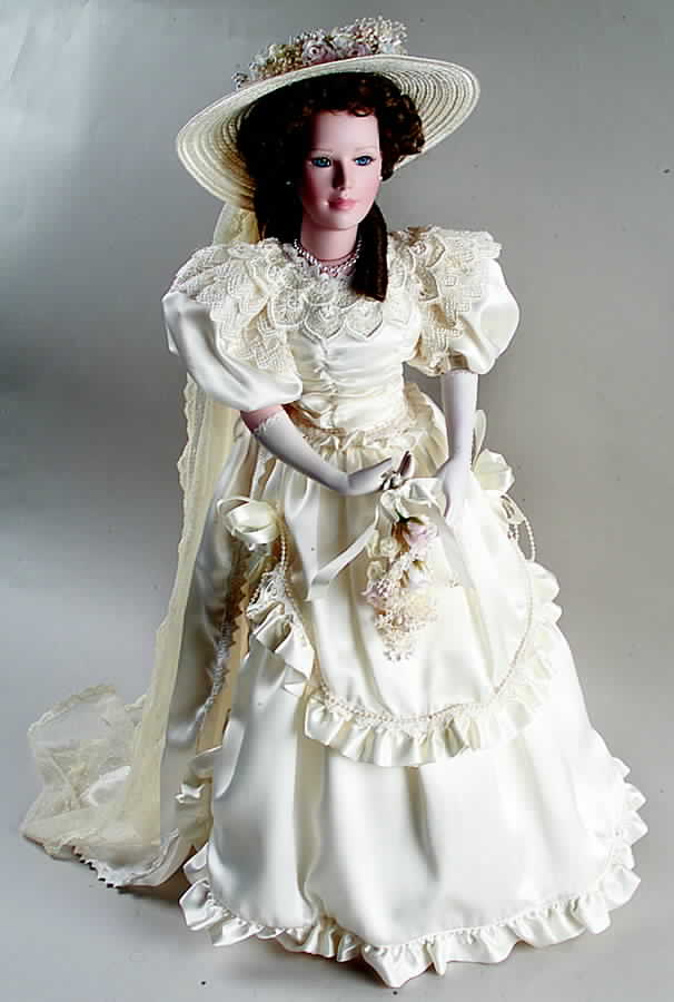 Bride Dolls Sussanah's Wedding Day - With Box by Gorham-1