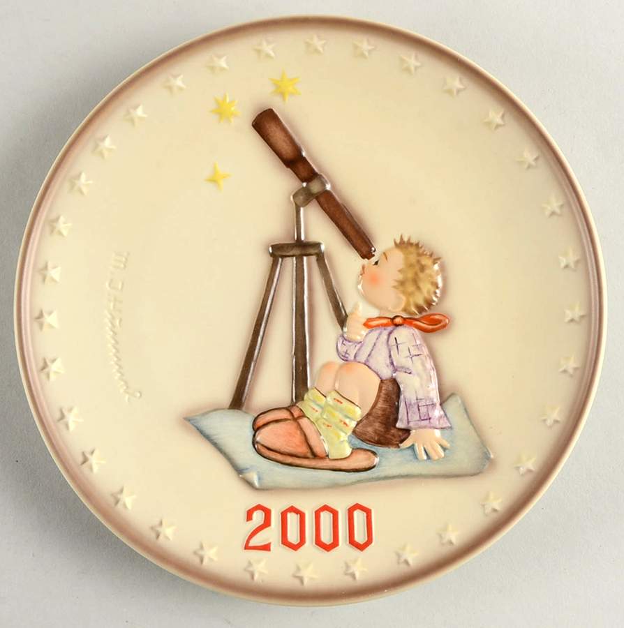 Hummel Millennium Plate Star Gazer - With Box by Goebel-1