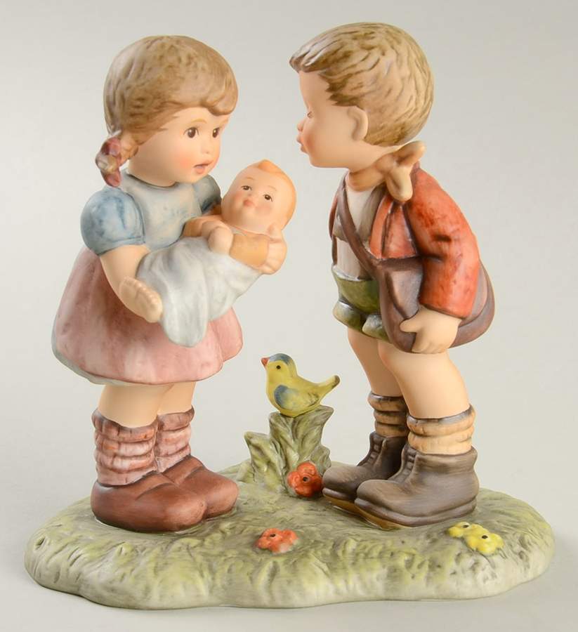 Moments Of Joy-Berta Hummel Kiss For Luck - Boxed by Goebel-1