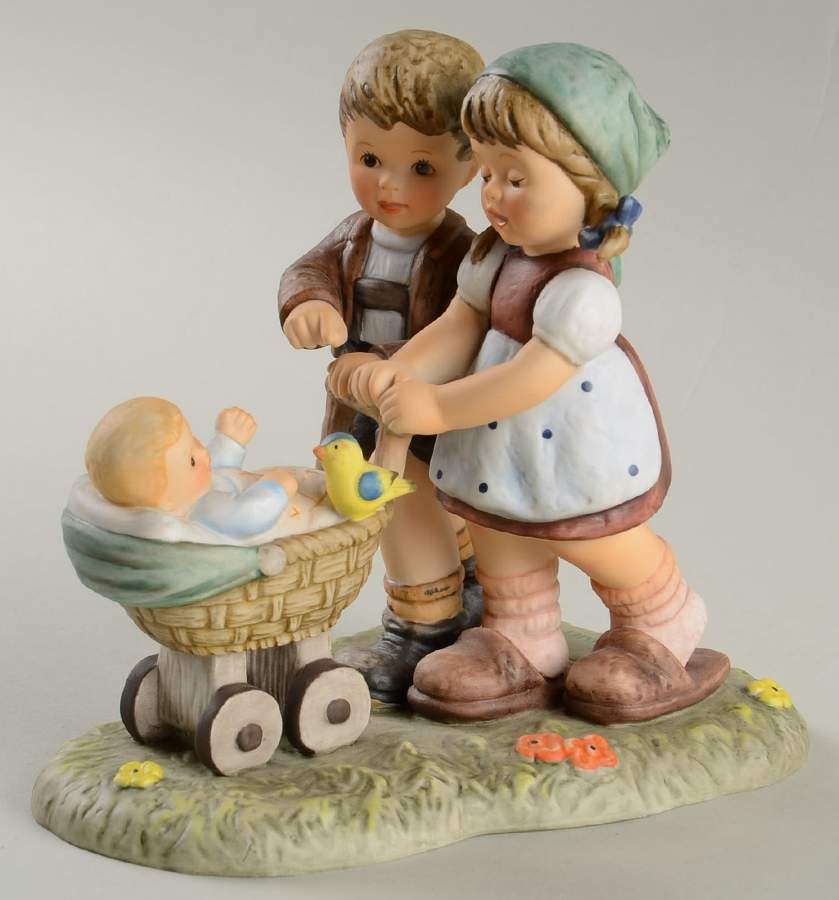 Moments Of Joy-Berta Hummel Stroll In The Park - No Box by Goebel-1
