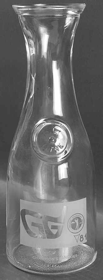Greater Greensboro Open Giftware Ggo Wine Carrafe-Champ Banquet - No Box by Greater Greensboro-1