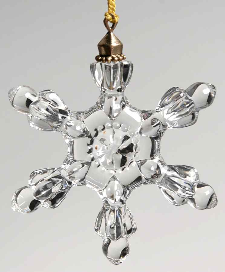 Antique Gold Snowflake - Boxed by Gorham Crystal-1