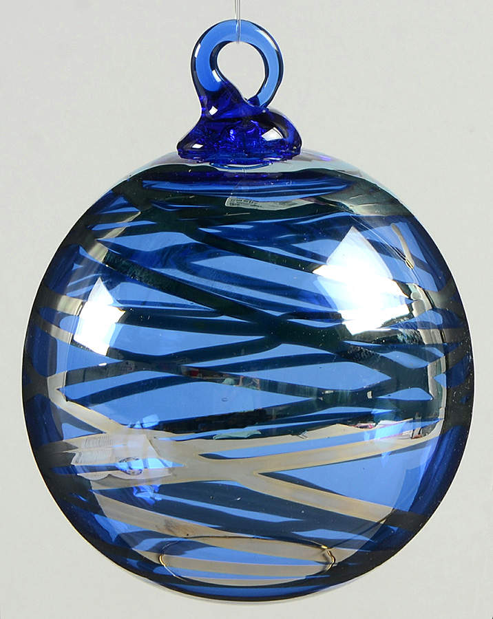Classic Ball Ornaments Silver Solstice - No Box by Glass Eye Studio-1