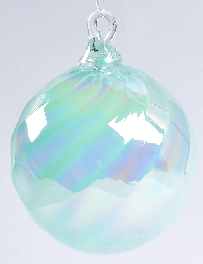 Classic Ball Ornaments Rock Candy Twist - No Box by Glass Eye Studio-1