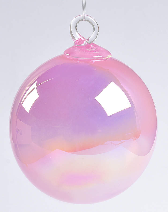 Classic Ball Ornaments Cotton Candy - No Box by Glass Eye Studio-1