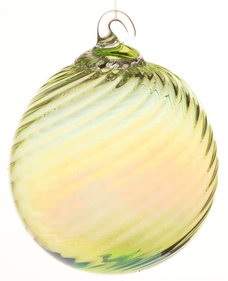 Classic Ball Ornaments Evergreen Twist - No Box by Glass Eye Studio-1