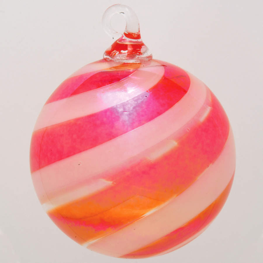Classic Ball Ornaments Bellini Swirl - No Box by Glass Eye Studio-1