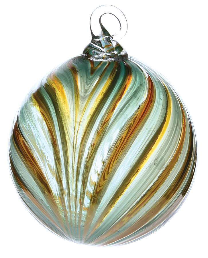 Classic Ball Ornaments Spearmint Drape - No Box by Glass Eye Studio-1