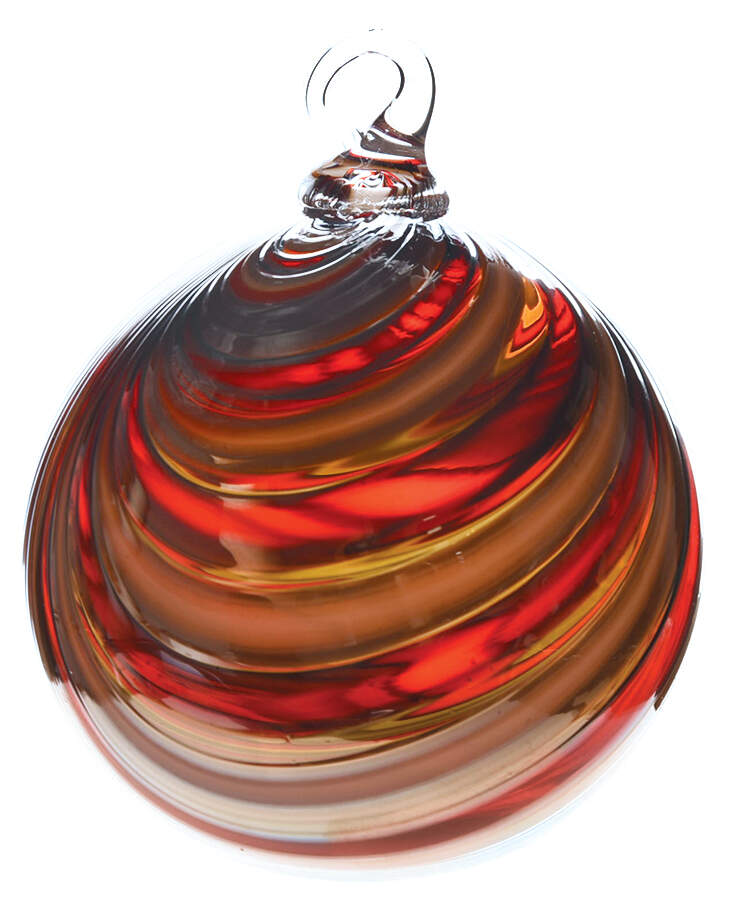 Classic Ball Ornaments Cinnamon - No Box by Glass Eye Studio-1