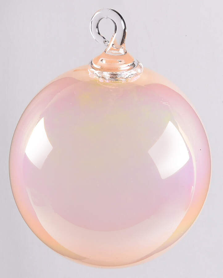 Classic Ball Ornaments Just Peachy - No Box by Glass Eye Studio-1