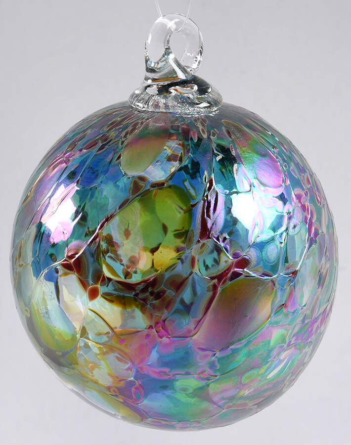 Classic Ball Ornaments Lava Rock - No Box by Glass Eye Studio-1