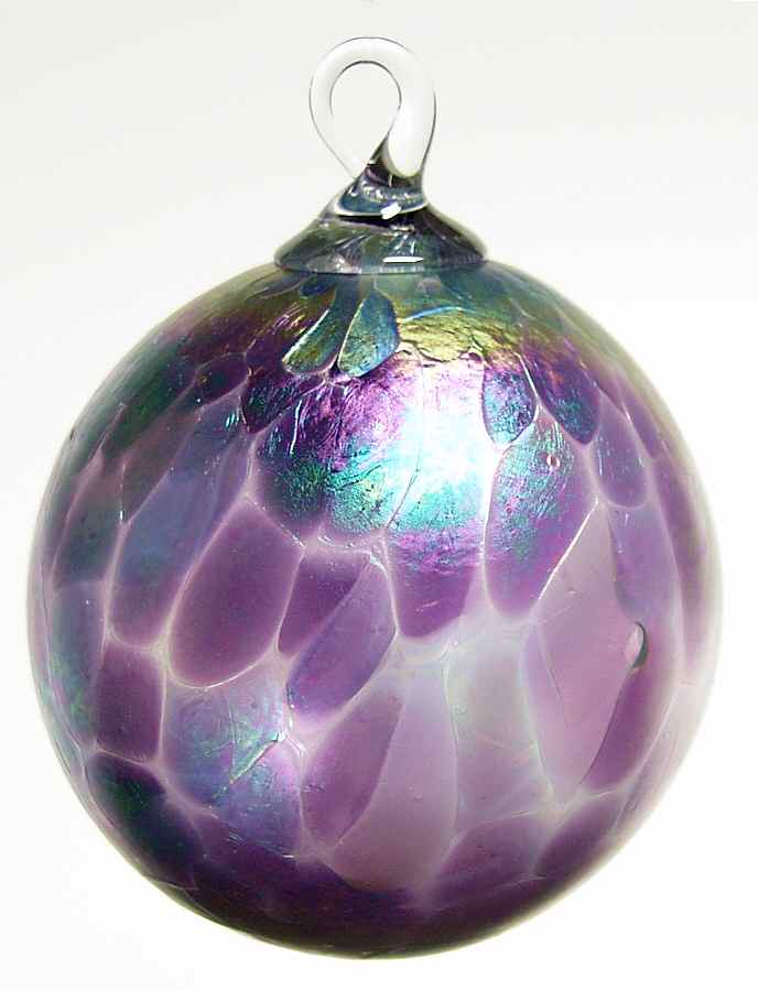Classic Ball Ornaments Plum Mist - No Box by Glass Eye Studio-1