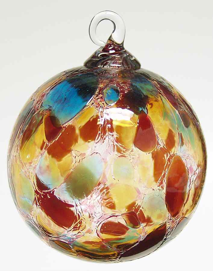 Classic Ball Ornaments Pink Confetti - No Box by Glass Eye Studio-1