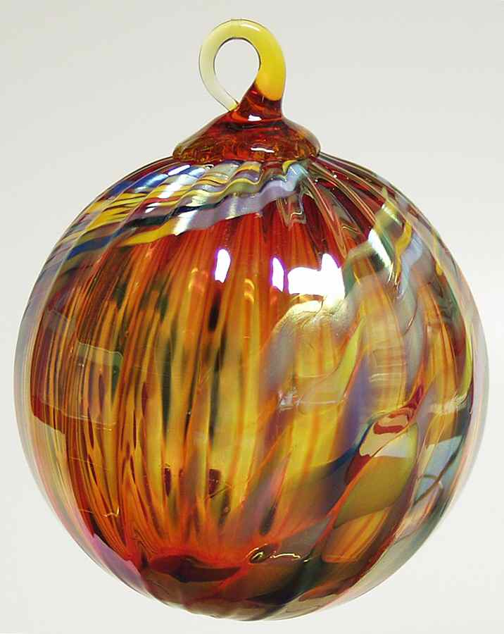 Classic Ball Ornaments Holiday Swirl - No Box by Glass Eye Studio-1